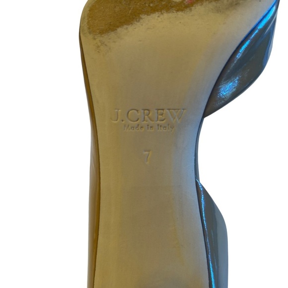 J. Crew Valentina Patent D'Orsay Pump Apricot Mist Size 7 - Picture 9 of 9